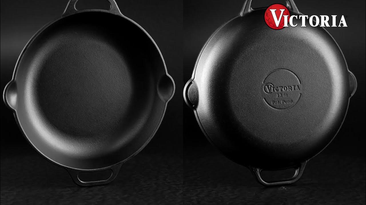 Cast Iron pan for paella, frying, baking and more. The Victoria Cast