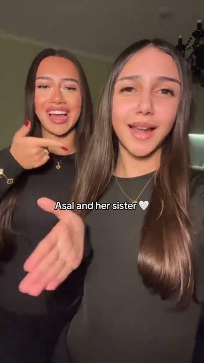 Asal and her sister🥰 #music #duet #asal #dance