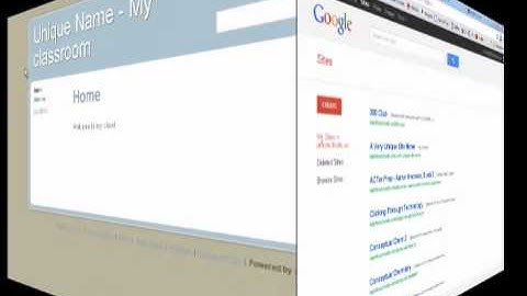 Google Sites From Templates & Themes - EDU 261