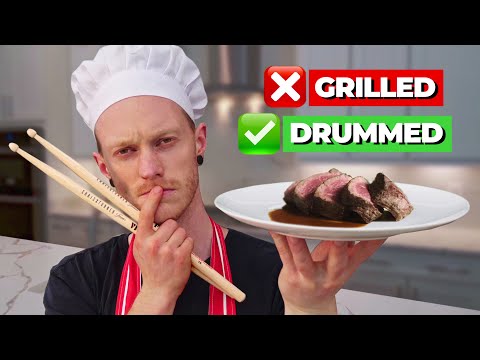 I Cooked Steak By Drumming On It!