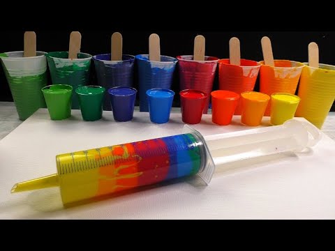 Colour Injection Samples Acrylic Colour Injection - Acrylic Pouring Experiment ! - YouTube