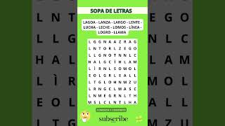SOPA De LETRAS /Juegos para ADULTO MAYOR / Cogni Quiz / Niveles: FACIL, MEDIO, DIFICIL screenshot 1