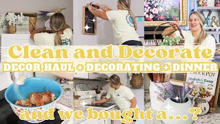 GET IT ALL DONE | DECOR HAUL + SUMMER CLEAN AND DECORATE 2024 | CLEANING MOTIVATION | MarieLove