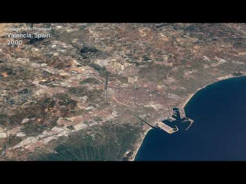 Google Earth Timelapse: Valencia, Spain - Google Earth Timelapse: Valencia, Spain