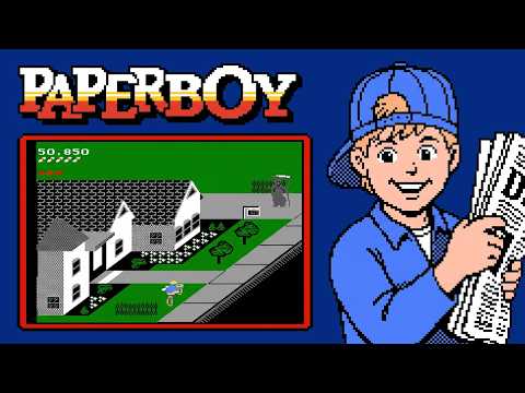 Paperboy (Famicom, 1991) – Full Game Session (Single Player