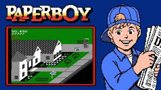 Paperboy (Famicom, 1991) – Full Game Session (Single Player