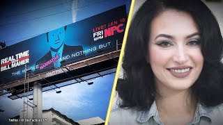 Martina Markota: Guerrilla artist mocks Bill Maher with NPC billboard