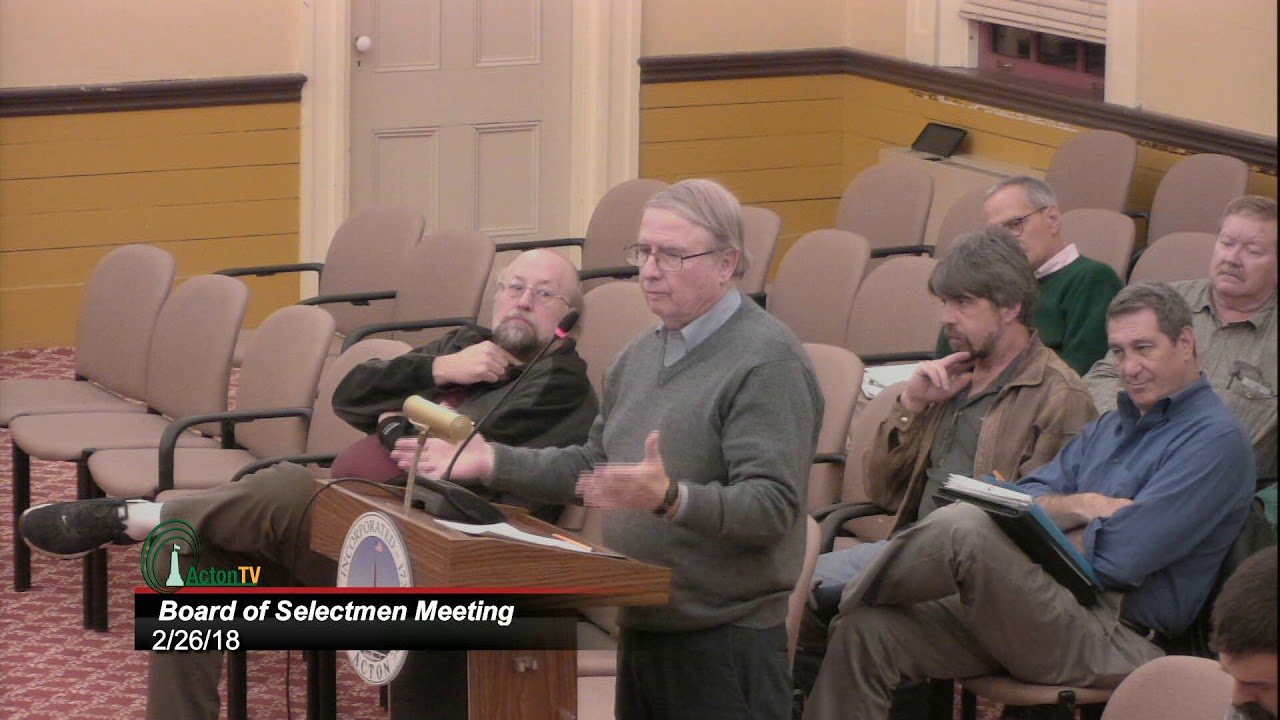 Board of Selectmen 2/26/18 YouTube