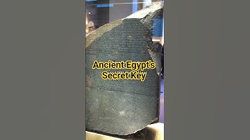 The Rosetta Stone: How a Rock Unlocked Ancient Egypt! 🗝️ #history #ancientegypt