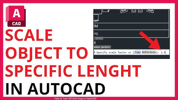 How to Scale Object to Specific Lenght in AutoCAD