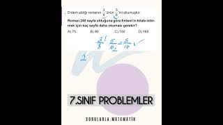 7.Sınıf Problemler Lgs Hazırlık