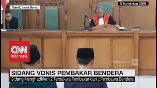 Dua Pembakar Bendera Tauhid Divonis 10 Hari Penjara, Denda Rp.2000,-