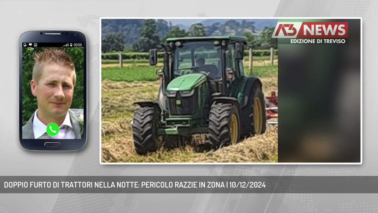 DOPPIO FURTO DI TRATTORI NELLA NOTTE: PERICOLO RAZZIE IN ZONA | 10/12/2024