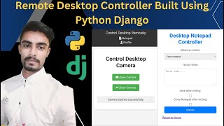 A Web Application for Remote Desktop Control Built Using Python and Django