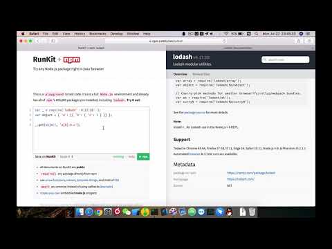 npm lodash