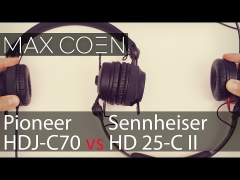 Сравнение Pioneer HDJ-C70 vs Sennheiser HD 25-C II