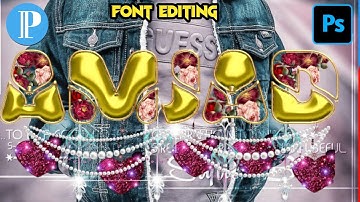 glass font & golden glass font editing in piexllab PS touch Hindi tutorial