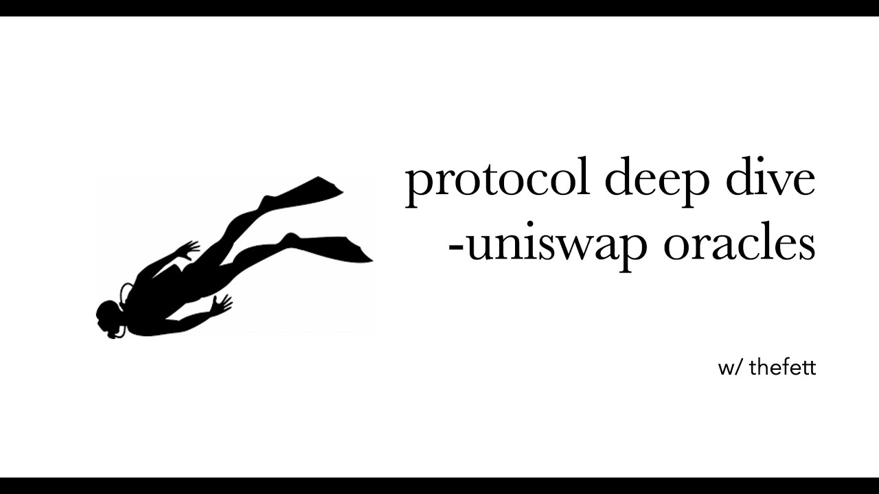 protocol deep dive w/ thefett - uniswap oracles