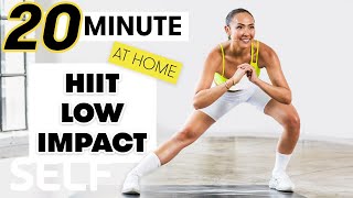 20Minute Low Impact Full Body HIIT Workout | Sweat with SELF
