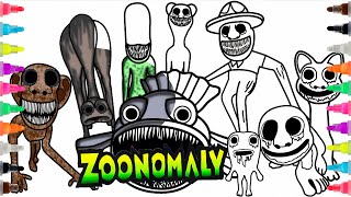 Zoonomaly Coloring Pages / How To COLOR ALL BOSSES and MONSTERS from ZOONOMALY game / NCS MUSIC