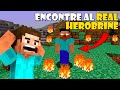 Encontré a HEROBRINE REAL utilizando magia oscura - Juego Minecraft Survival