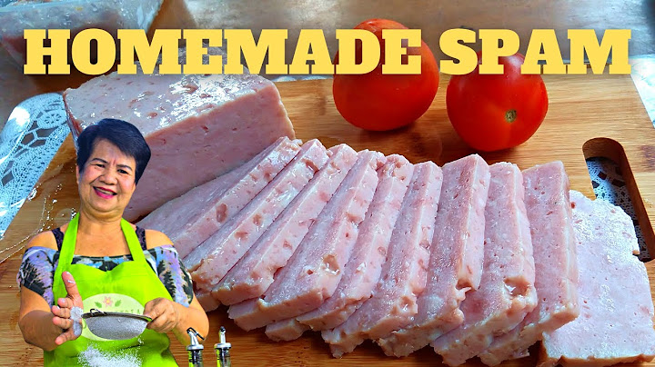 Homemade Spam - Pork Luncheon Meat