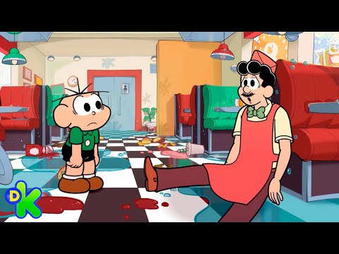 A big disaster because of a mischievous little boy | Monica's Gang | Discovery Kids Brazil