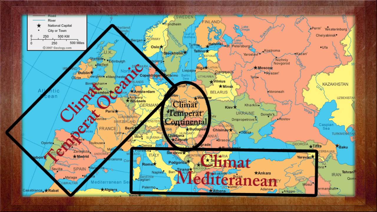 Geografie Clasa A 6 A Lectia Europa Clima Youtube