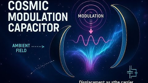 Cosmic Modulation Capacitor