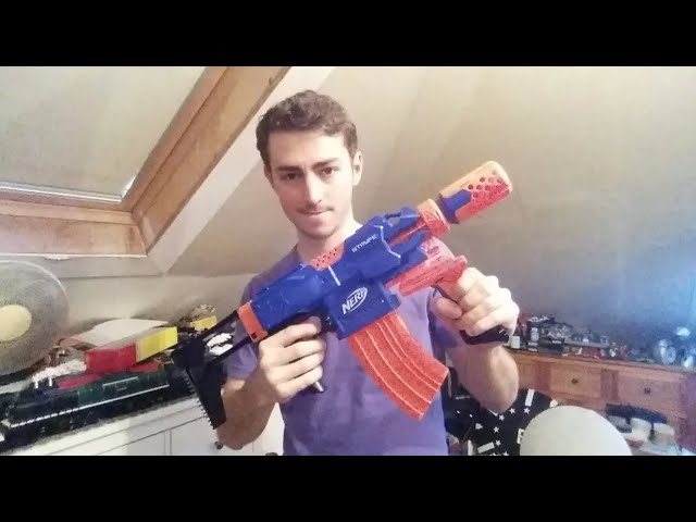 ナーフ エリート ストライフ CQ-10 STRYFE Nerf Blaster - N-Strike Elite Stryfe CQ-10 - YouTube