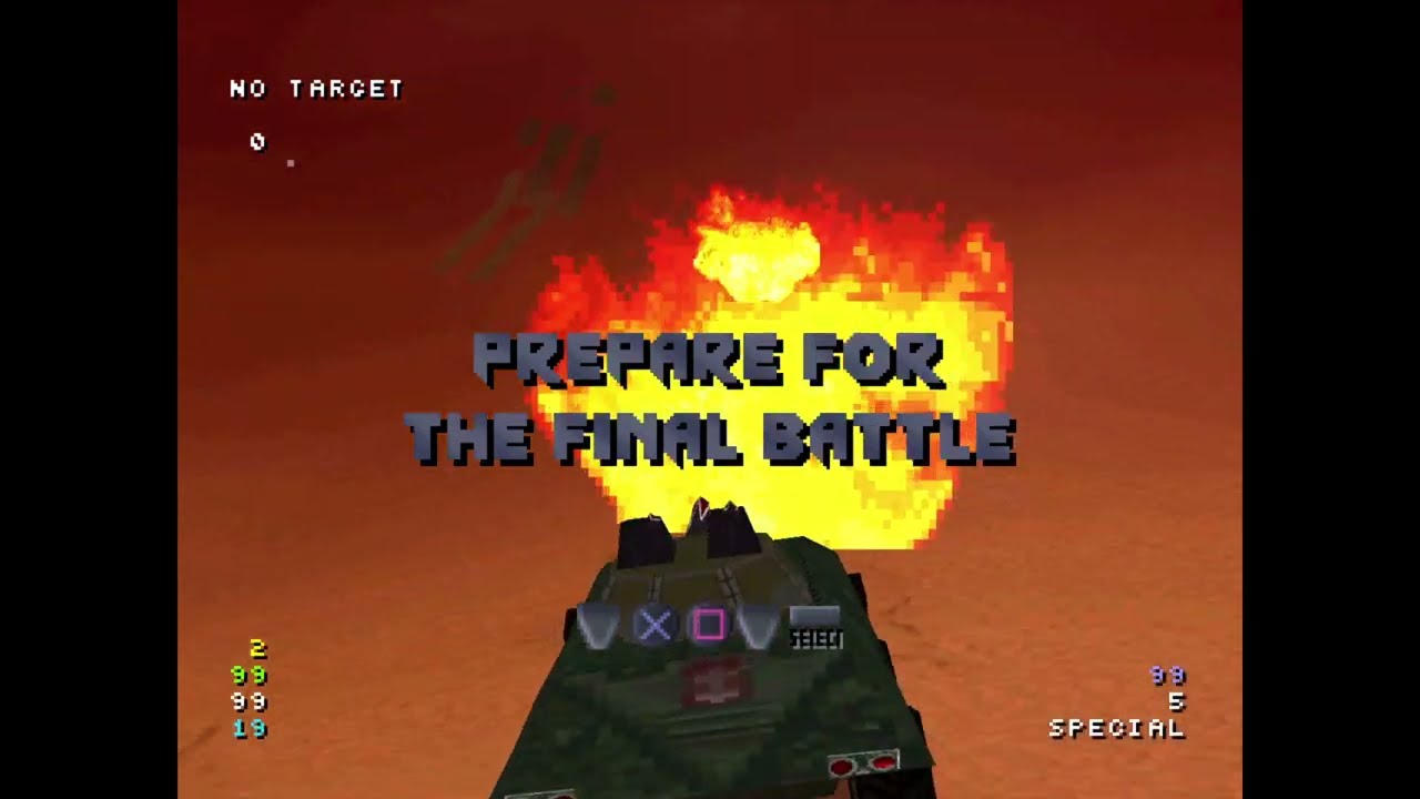Twisted Metal III PSone emulator (PS5) longplay tournament mode with