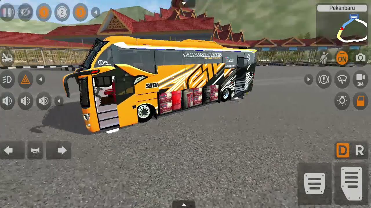 BUS PO SUDIRO TUNGGA JAYA OREN SR2 HD FACELIFT |  MOD BUSSID BUS SIMULATOR INDONESIA