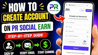 PR Social Earn Account Creation Tutorial (Easy Method) screenshot 5