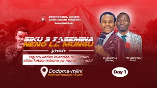 DAY 1 :SEMINA YA NENO LA MUNGU || DODOMA-MJINI -MAILI MBILI || APRIL 25, 2024 || EV DANIELY JOSHUAN