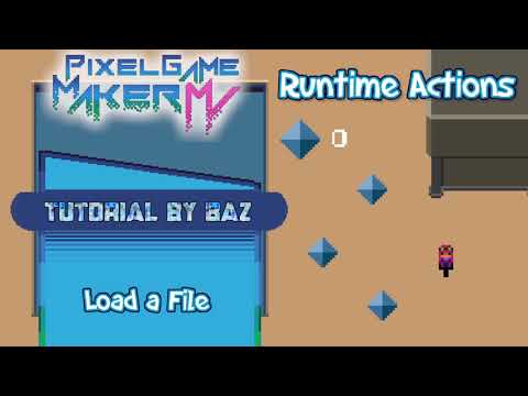 Runtime Action - Load a File - Pixel Game Maker MV
