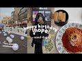 seoul vlog 🎈 happy birthday jhope, bts cafes, rolling pasta