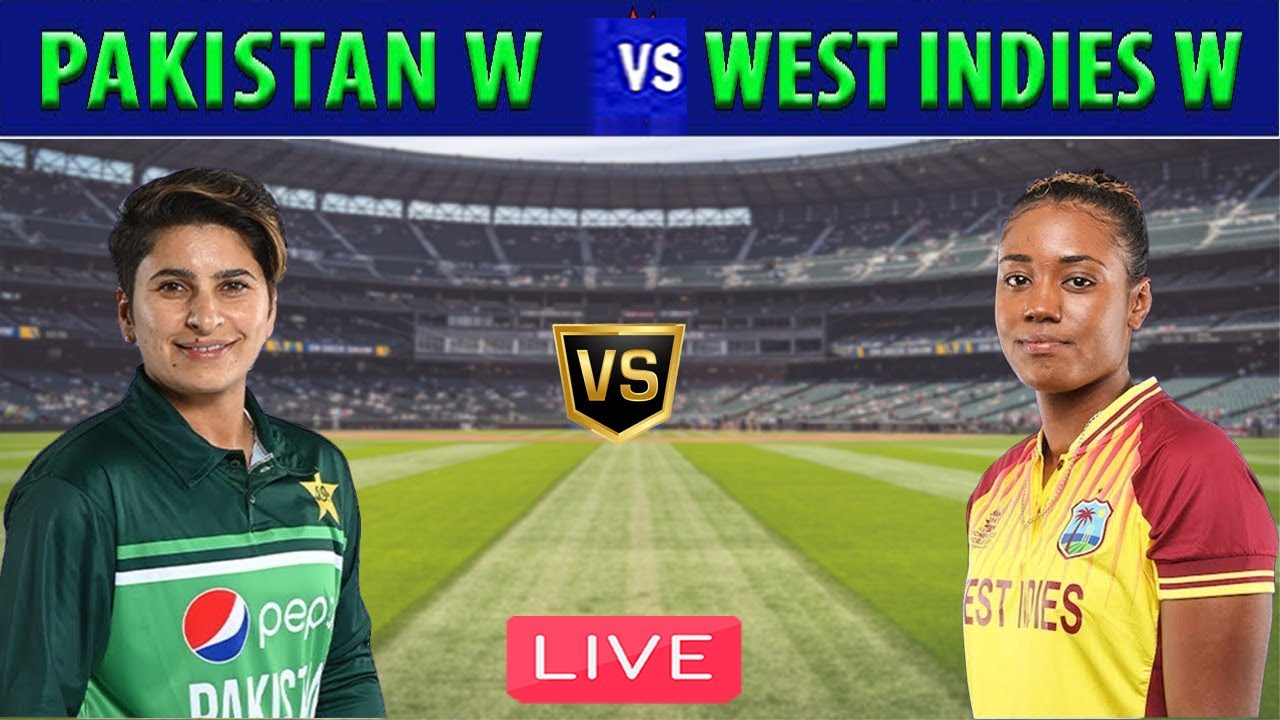 Live Pakistan Women vs West Indies Women PAK W vs WI W 2nd ODI Cricket Match YouTube