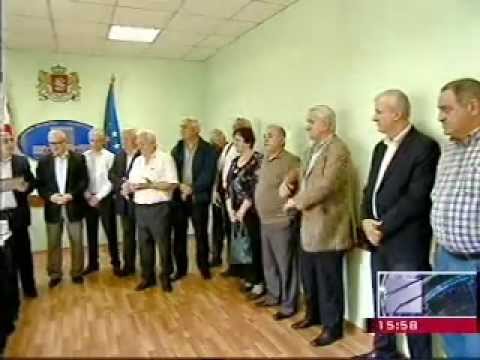 პოეტ გენო კალანდიას მიღება