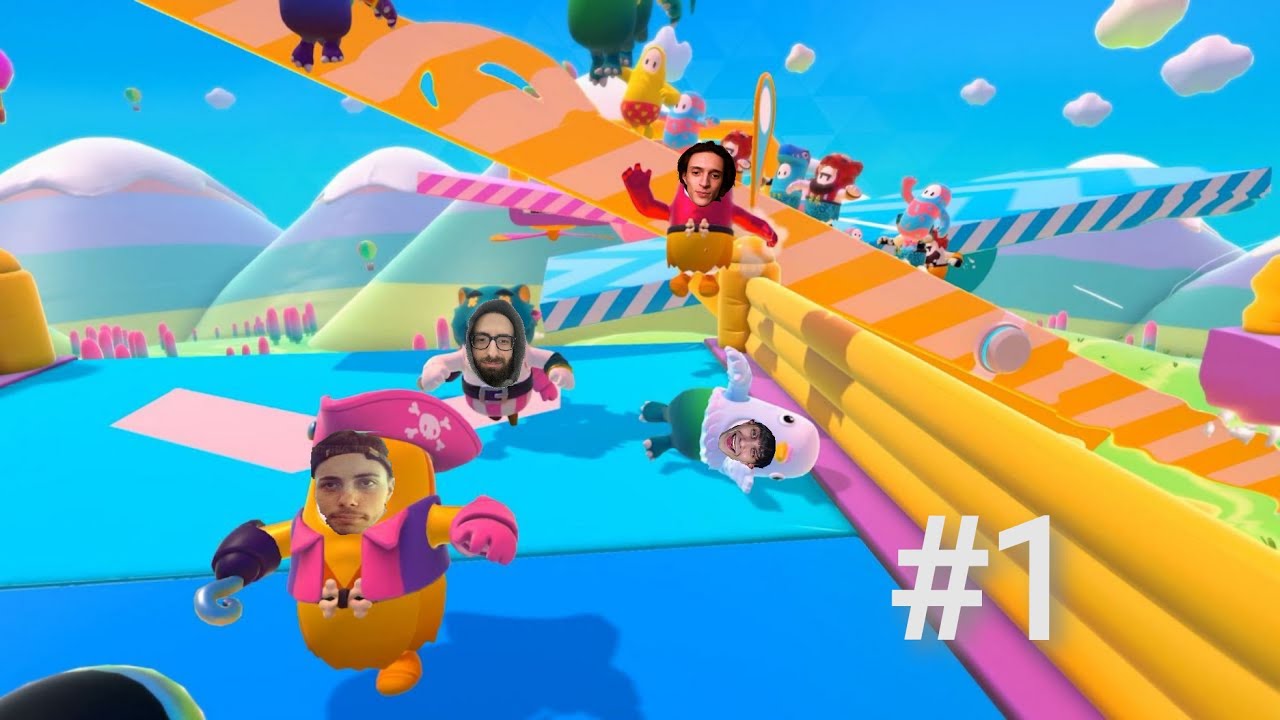 Blur Zano Fazz e Marza provano per la prima volta FALL GUYS (w/Gianko)