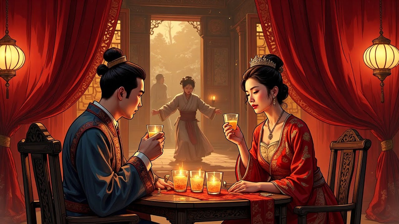 En la noche de bodas, mientras bebía con mi esposo, una doncella irrumpió gritando que su...