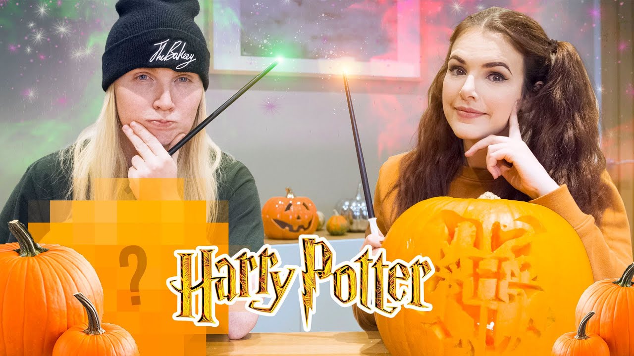 HARRY POTTER PUMPKIN CARVING ft TheBakeey