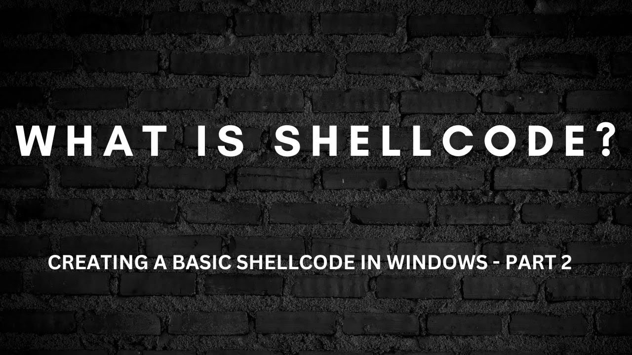 How Shellcode Works in Windows: Finding WinExec - YouTube