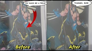How to Significantly Reduce Newton Rings on CGC Comic Slabs