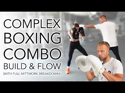 How To Build A Flowing Padwork Combo | Advanced Boxing Combo Breakdown & Mittwork Tutorial