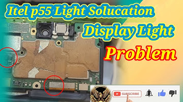 Itel p55 Display Light  Problem / Light Ic Solution Light Ic Jumper #youtubevideo #itel_p55 #repair