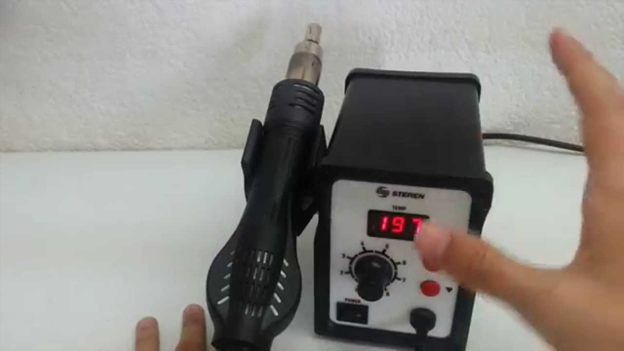 Cómo soldar SMD con estación de aire caliente soldadura en - Tutorial 3 - Fail + Fix - YouTube