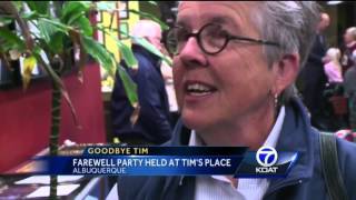 Farewell Party Held At Tim's Place
