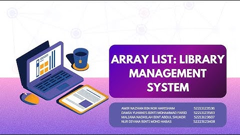 DSA Project Array List: Library Management System