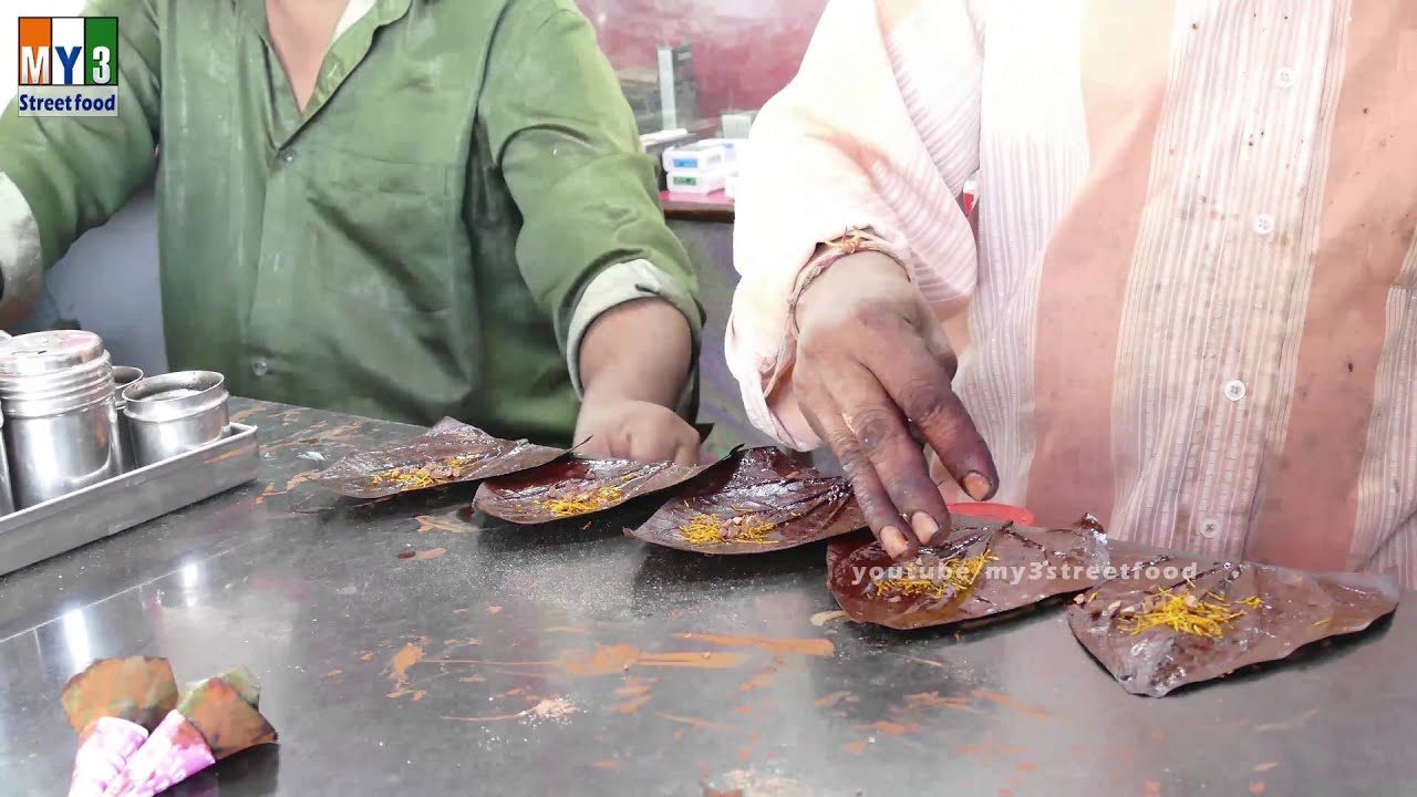 SPECIAL SWEET PAAN (Betel Leaf) | 4K VIDEO | INDIA street food | STREET FOOD