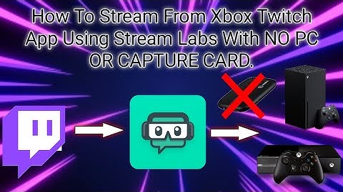 *OLD* How to stream from xbox NO PC OR CAPTURE CARD with STREAM LABS. NOV 2021